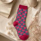 CouldNook Cozy Patterned Scrunch Crew Socks - Casual Outfit Accent