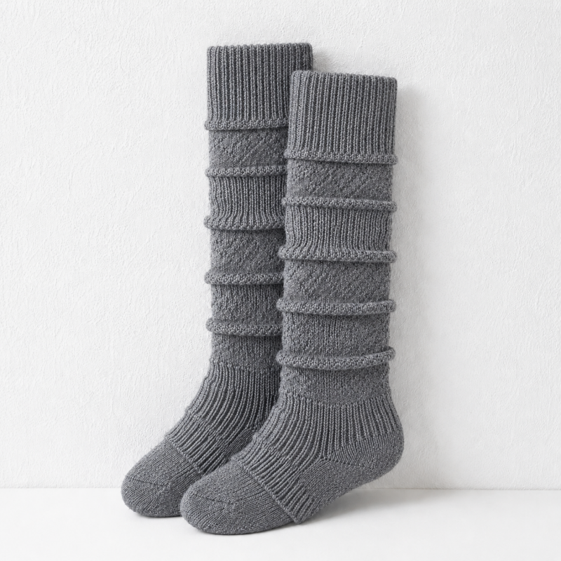 CouldNook Cozy Ribbed Slouch Leg Warmers - Warm Layering Accent