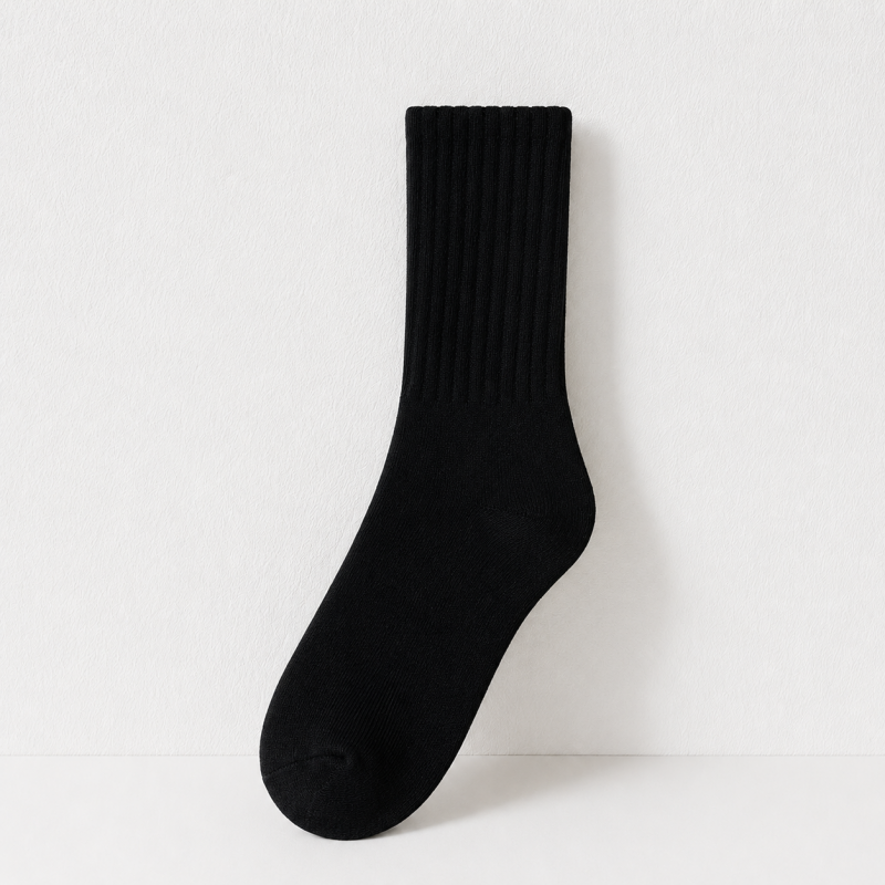 CouldNook Ribbed Stacked Tube Socks - Warm Layering Accent