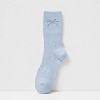 CouldNook Cozy Bow-Packaged Crew Socks - Giftable Drawer Accent