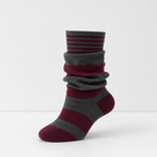 CouldNook Wide Stripe Crew Socks - Casual Wardrobe Accent