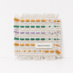 CouldNook Fringed Woven Coaster - Aesthetic Nordic Cup Mat