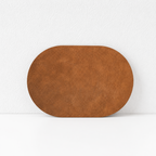 CouldNook Oval PU Leather Placemat- Waterproof Table Mat