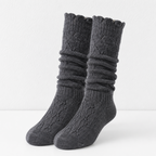 CouldNook Cable Knit Slouch Socks - Boot Layer Accent