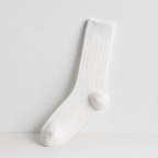 CouldNook Smooth Mid Calf Boot Socks - Everyday Shoe Layering Accent