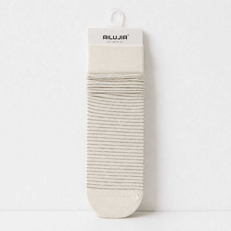 CouldNook Cozy Scrunched Ribbed Crew Socks - Relaxed Layering Accent