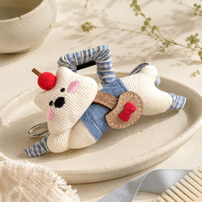 CouldNook Plush Character Hair Clip - Soft Hair Accessory