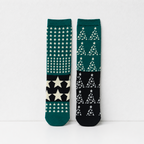 CouldNook Cozy Patterned Crew Socks - Seasonal Drawer Accent