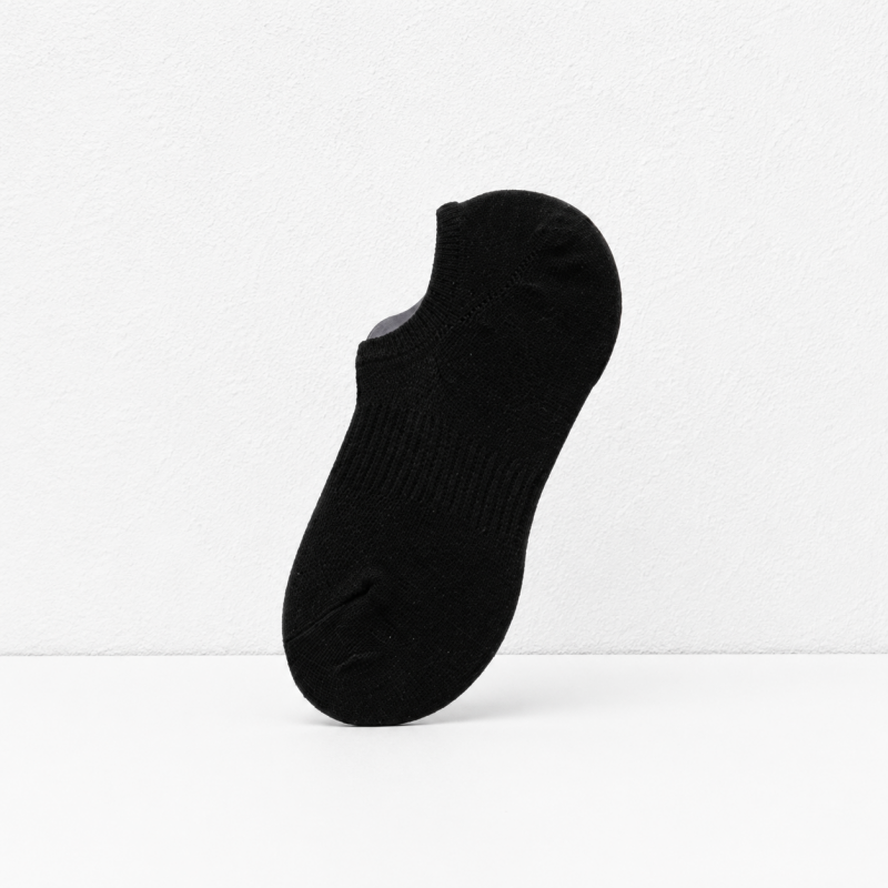 CouldNook Men Shell Texture No Show Socks - Footwear Helper
