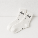 CouldNook Cozy Mixed Detail Crew Socks - Giftable Drawer Accent