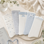 CouldNook Cozy Decorative Packaged Crew Socks - Giftable Drawer Accent