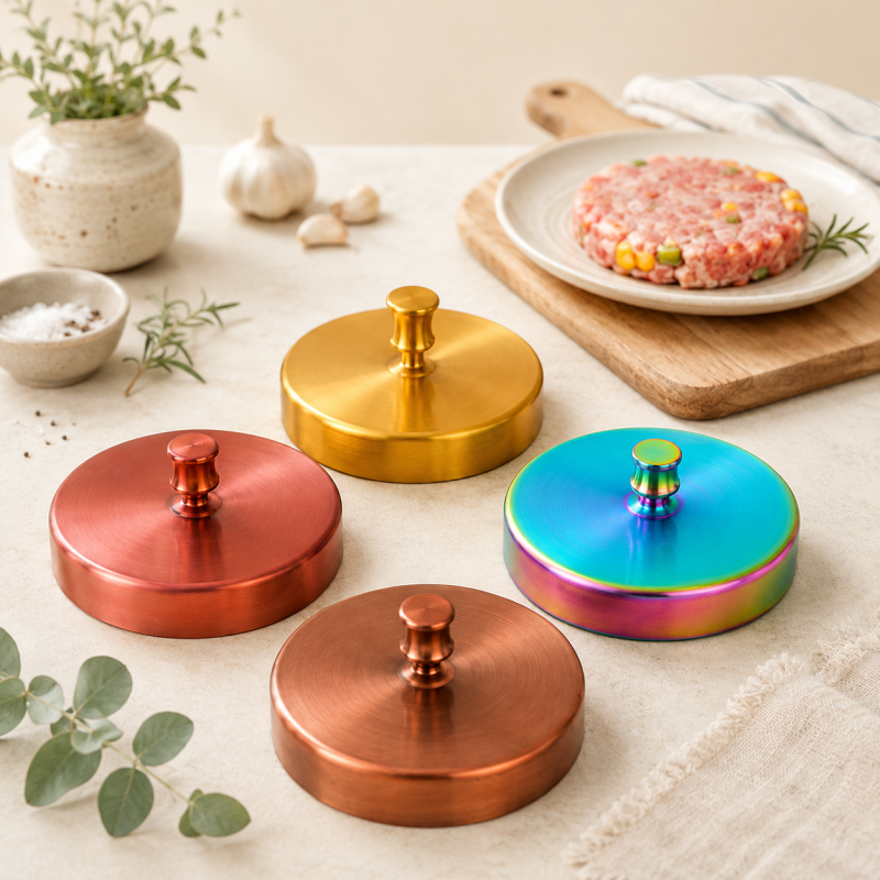 CouldNook Stainless Steel Burger Patty Press - Kitchen Prep Tool