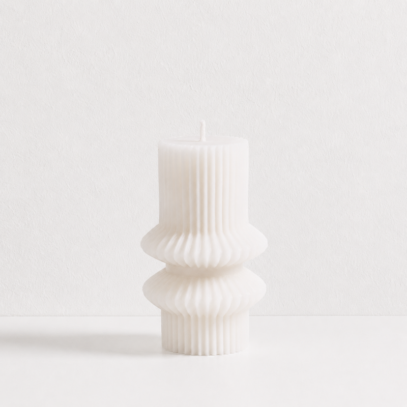 CouldNook Nordic Scented Pillar Candle - Soy Blend Traditional Decor