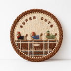 CouldNook Woven Texture Heat Resistant Coaster - Soft Home Textile