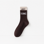 CouldNook Contrast Cuff Low Cut Socks - Sneaker Drawer Accent