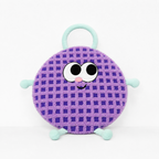 CouldNook Memory Foam Round Seat Cushion - Removable Striped Chair Pad