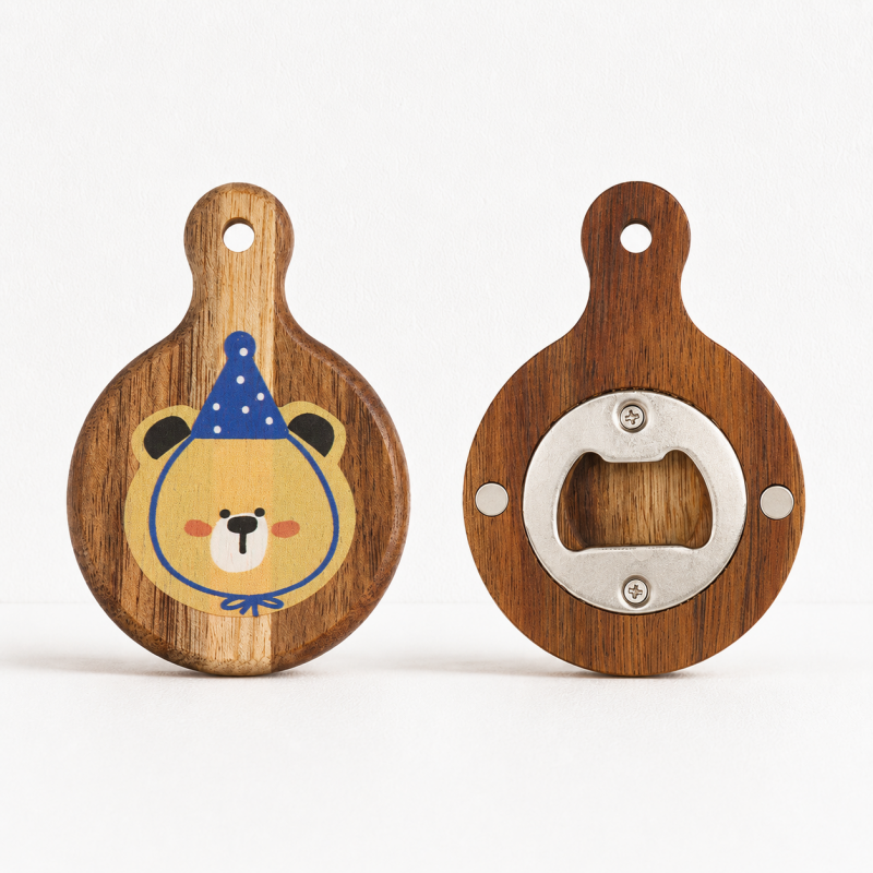 CouldNook Wood Animal Bottle Opener - Kitchen Bar Accessory
