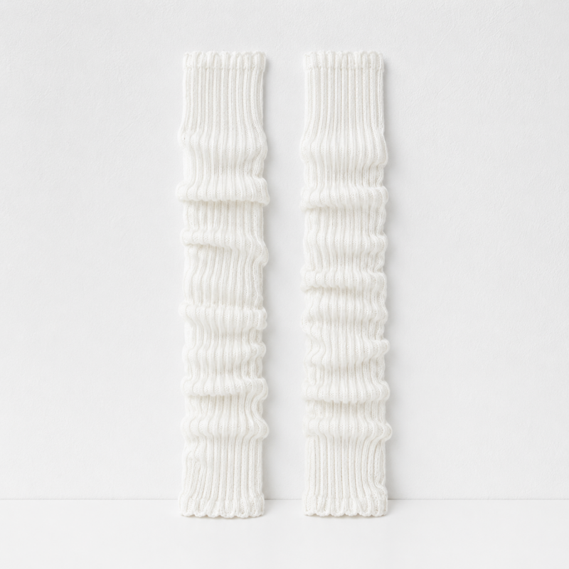 CouldNook 700CM Ribbed Slouch Leg Warmer Socks - Cozy Layering Accent