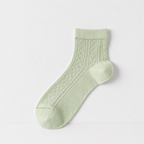 CouldNook Cozy Openwork Mesh Ankle Socks - Breathable Shoe Accent