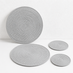 CouldNook Cotton Rope Woven Table Mat- Resistant Dining Pad