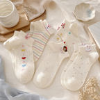 CouldNook Cozy Animal Accent Ankle Socks - Giftable Home Accent