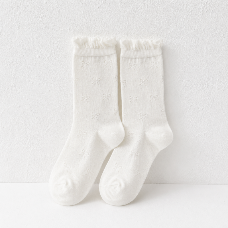 CouldNook Cozy Soft Sheer Crew Socks - Gentle Outfit Accent