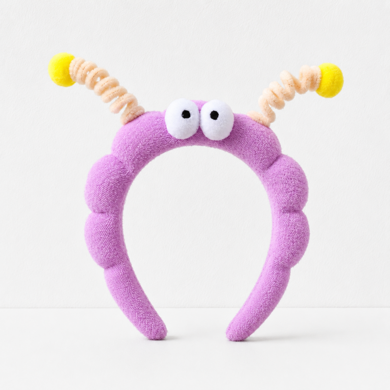 CouldNook Big Eye Plush Headband - Soft Hair Accessory