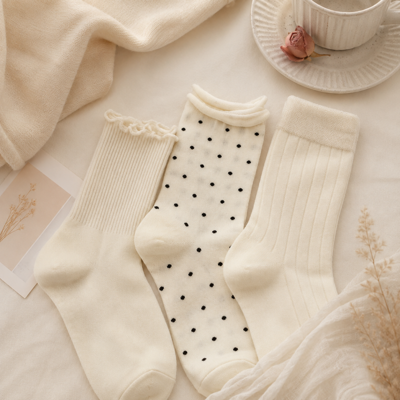CouldNook Texture Option Low Cut Socks - Everyday Shoe Basic