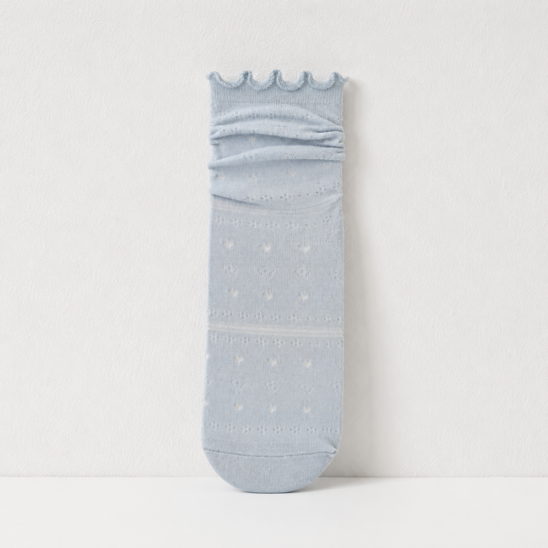 CouldNook Ruffle Lace Crew Socks - Soft Outfit Accent