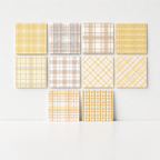 CouldNook Plaid Memo Paper - Aesthetic Fresh Grid Stationery