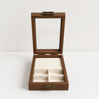CouldNook Rectangle Travel Jewelry Box - Portable Jewelry Organizer