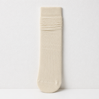 CouldNook Cozy Solid Ribbed Crew Socks - Everyday Lounge Accent