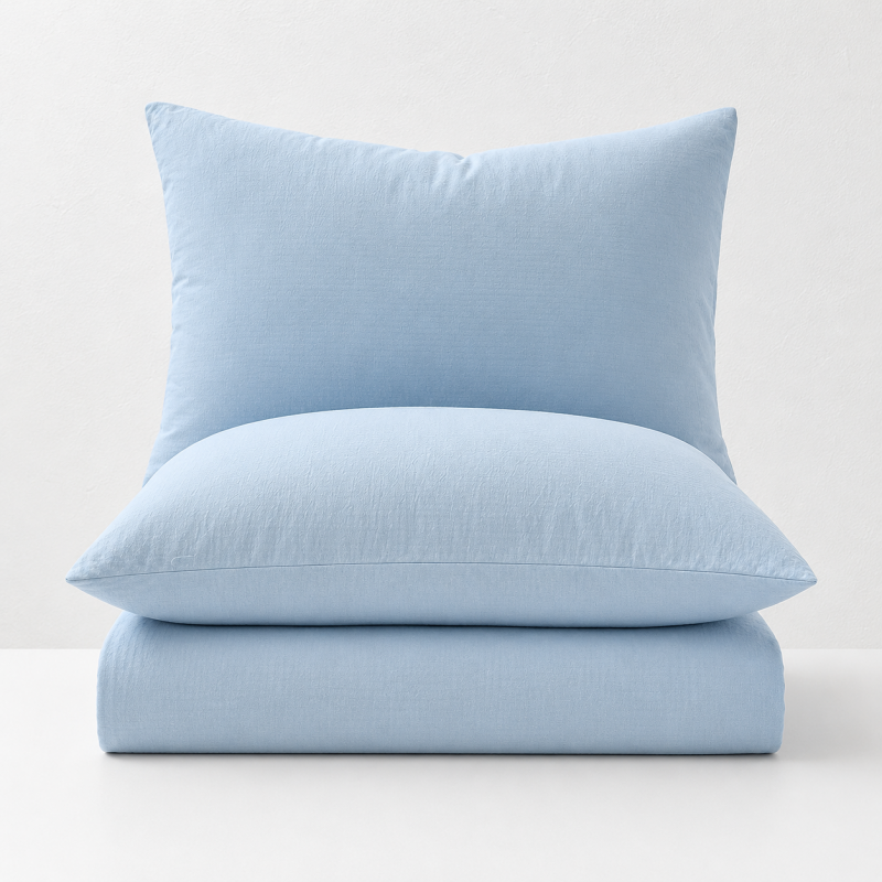 CouldNook Solid Color Pillowcase 2PCS Set - Soft Washed Bedding