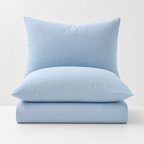CouldNook Solid Color Pillowcase 2PCS Set - Soft Washed Bedding