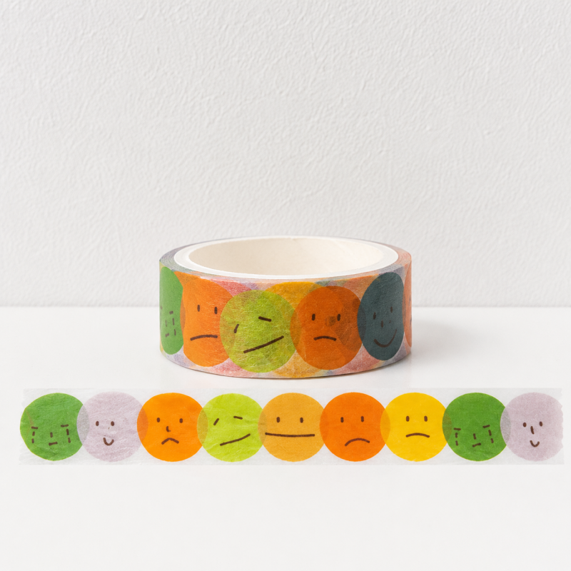 CouldNook Cartoon Washi Tape - Aesthetic Hand-Drawn Stickers (木木0603-8PA6HSK10)