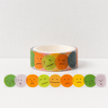 CouldNook Cartoon Washi Tape - Aesthetic Hand-Drawn Stickers (木木0603-8PA6HSK10)