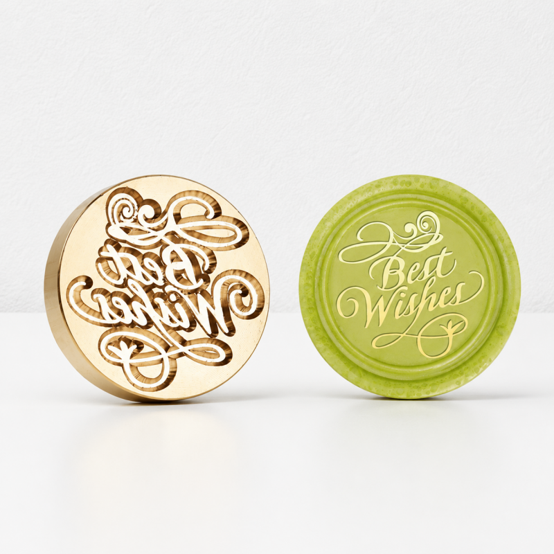 CloudNook Wax Seal Stamp Head-Blessing Message Envelope Sealing