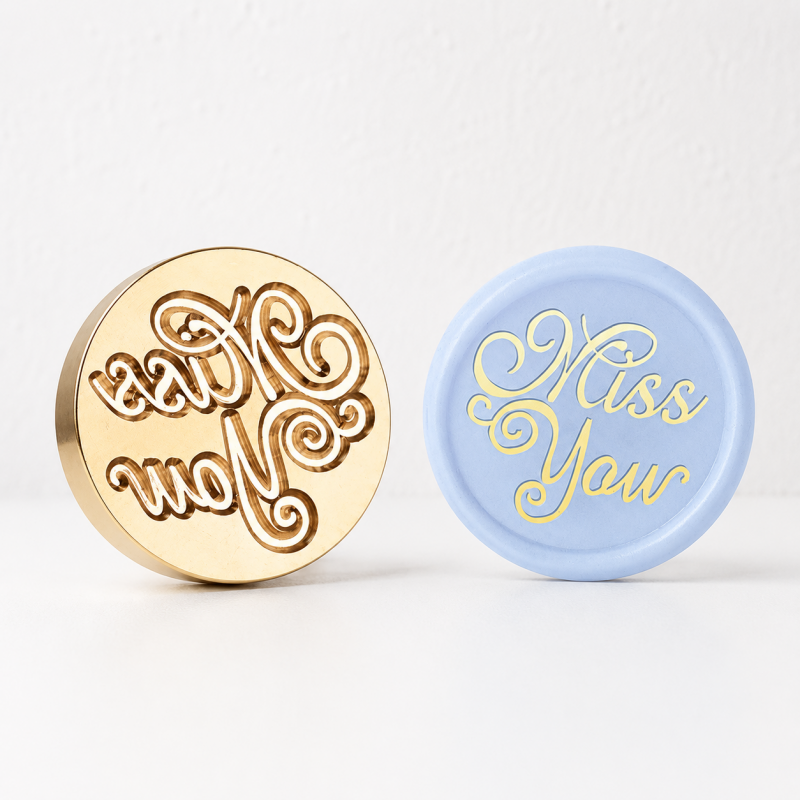 CloudNook Wax Seal Stamp Head-Blessing Message Envelope Sealing