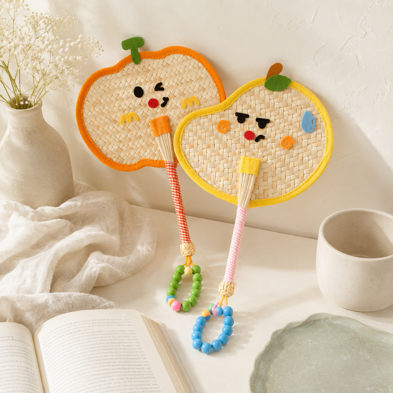CouldNook Woven Mini Hand Fan - Summer Gift Accessory