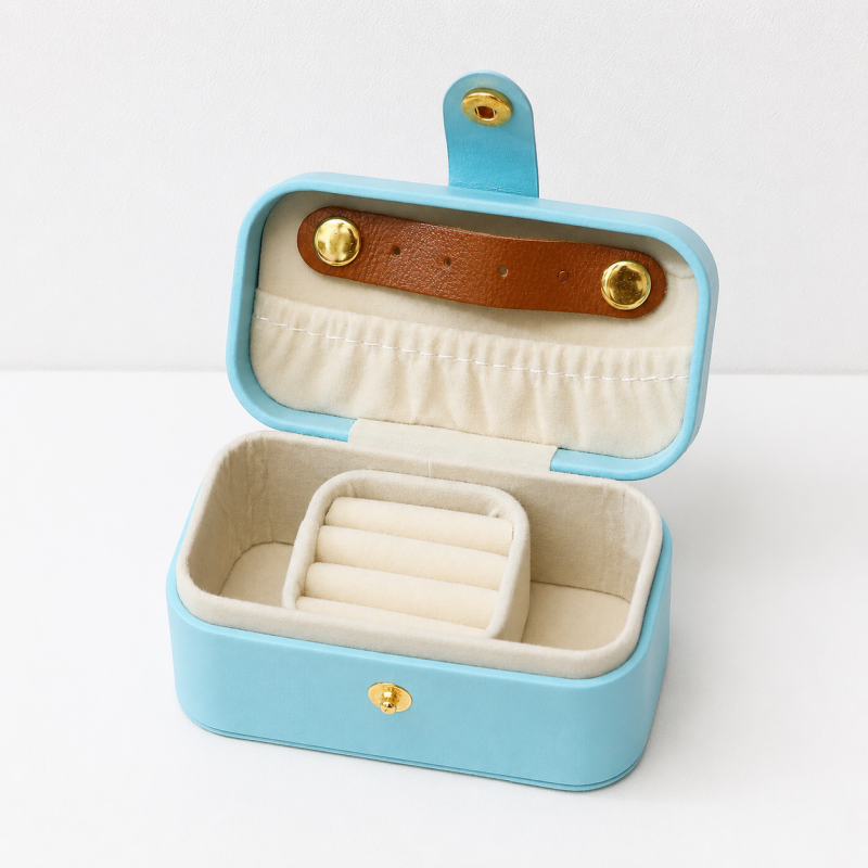 CouldNook Mini Travel Jewelry Case - Portable Jewelry Organizer