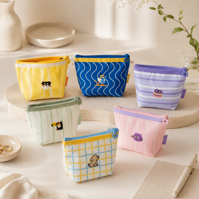CouldNook Character Mini Storage Pouch - Everyday Organizer Bag