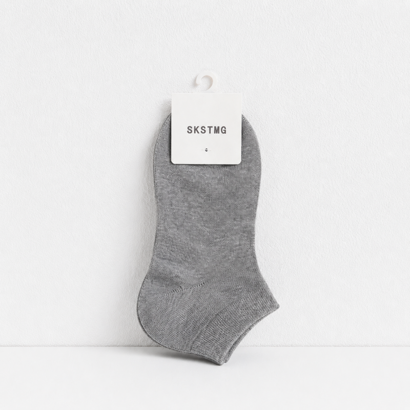 CouldNook Cozy Solid Ankle Socks - Everyday Drawer Basic