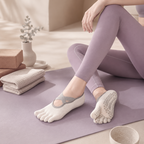 CouldNook Five Toe Grip Socks - Yoga Mat Helper