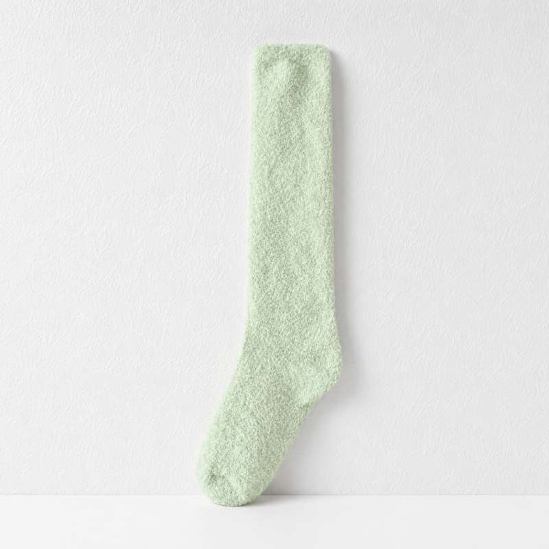 CouldNook Cozy Over Knee Slouch Plush Floor Socks - Warm Corner Accent