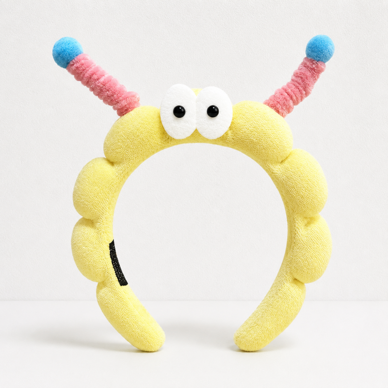 CouldNook Assorted Character Plush Headband - Soft Hair Accessory