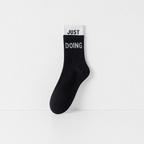 CouldNook Contrast Cuff Low Cut Socks - Sneaker Drawer Accent
