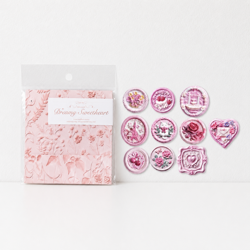 CouldNook Floral Mailbox Stickers - Aesthetic Retro Stationery