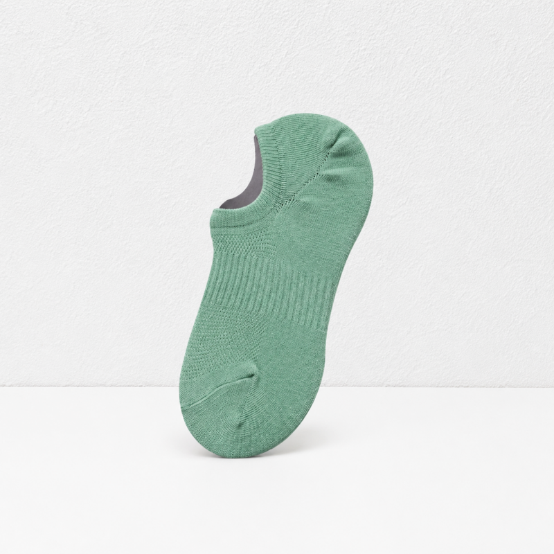 CouldNook Men Shell Texture No Show Socks - Footwear Helper