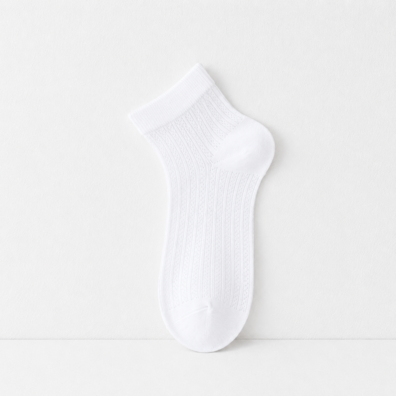 CouldNook Scallop Edge Low Cut Socks - Soft Shoe Accent