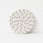 CouldNook Round Cotton Trivet - Minimal Table Heat Pad